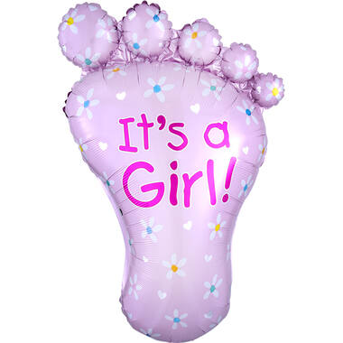 Foot It's a Girl (58x82cm)