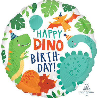 Dino-Mite Party Foil Ballo (45cm)