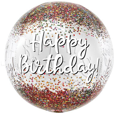 Orbz Happy Birthday Sequins 38x40cm