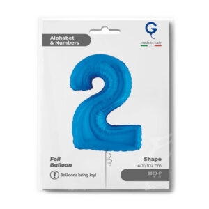 Number 2 Blue 40inc