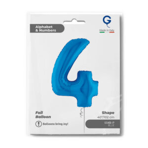 Number 4 Blue 40inc