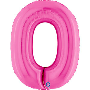 Number 0 Fuxia 40inc
