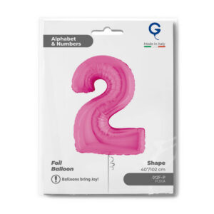 Number 2 Fuxia 40inc