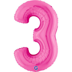 Number 3 Fuxia 40inc