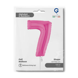 Number 7 Fuxia 40inc
