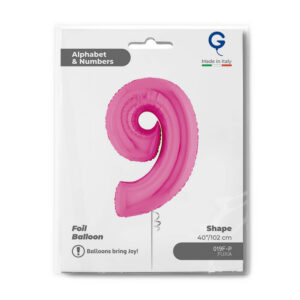 Number 9 Fuxia 40inc