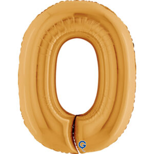 Number 0 Gold 40inc