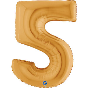 Number 5 Gold 40inc