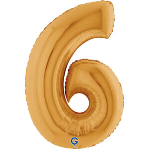Number 6 Gold 40inc