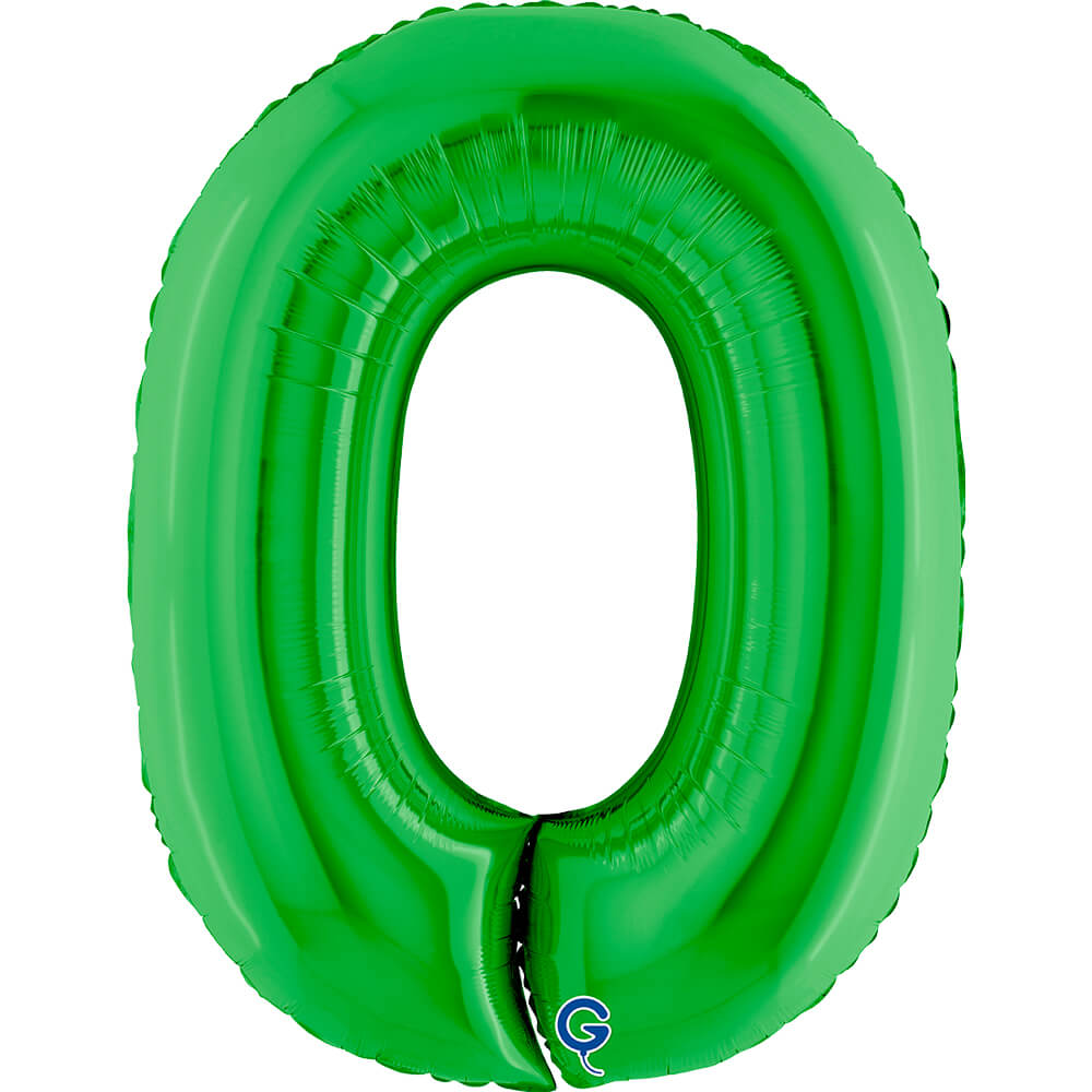 Cijfer 0 Groen 102cm