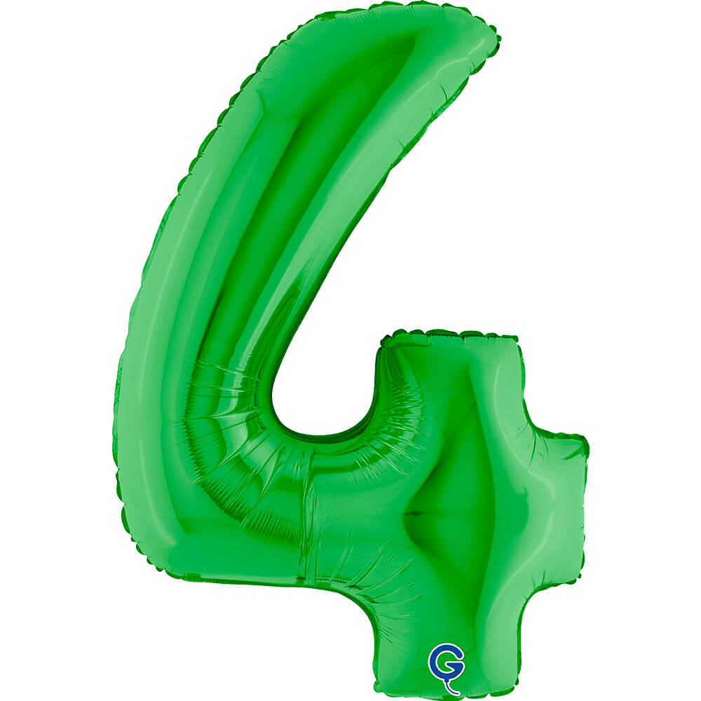 Cijfer 4 Groen 102cm