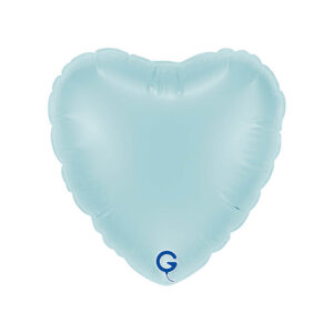 Heart 04inc Pastel Blue