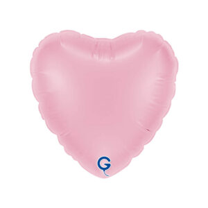 Heart 04inc Pastel Pink