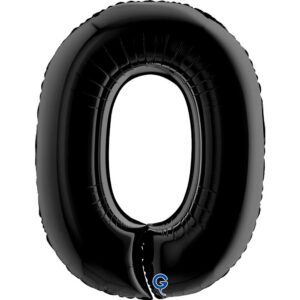 Number 0 Black 40inc