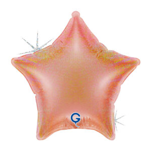 Star 04inc Glitter Holographic Rose Gold