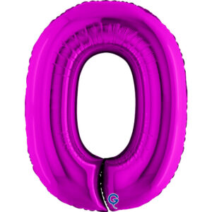 Number 0 Purple 40inc