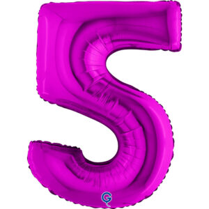 Number 5 Purple 40inc