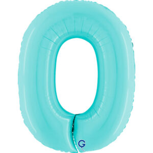 Number 0 Pastel Blue 40inc