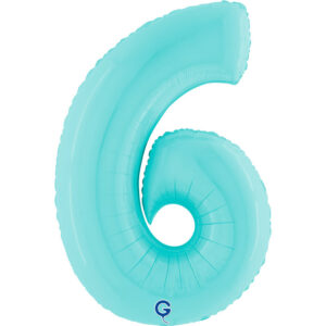 Number 6 Pastel Blue 40inc