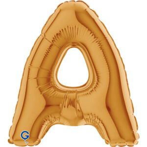 Letter A Gold 07inc
