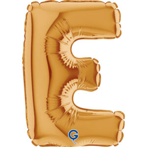 Letter E Gold 07inc