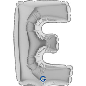Letter E Silver 07inc