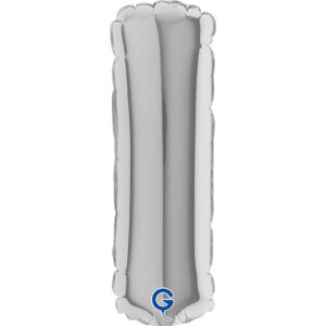 Letter I Silver 07inc