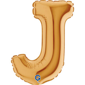 Letter J Gold 07inc