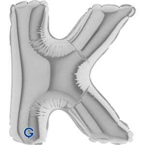 Letter K Silver 07inc