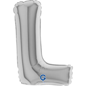 Letter L Silver 07inc