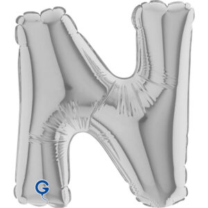 Letter N Silver 07inc