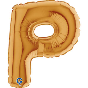 Letter P Gold 07inc