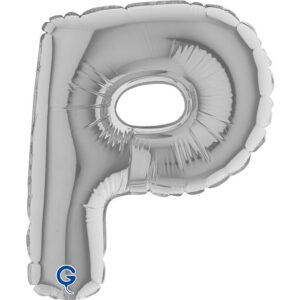 Letter P Silver 07inc