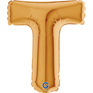 Letter T Gold 07inc