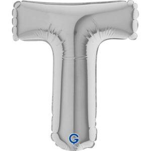 Letter T Silver 07inc