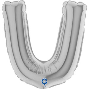 Letter U Silver 07inc