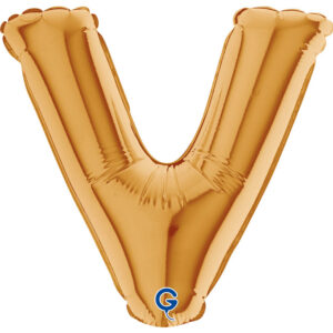 Letter V Gold 07inc