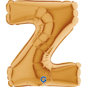 Letter Z Gold 07inc