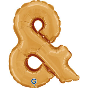 Symbol Ampersand Gold 07inc