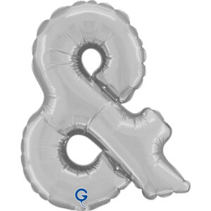 Symbol Ampersand Silver 07inc