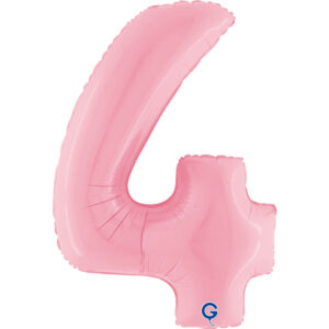 Number 4 Pastel Pink 40inc