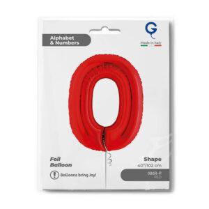 Number 0 Red 40inc