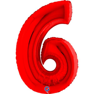 Number 6 Red 40inc
