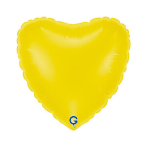 Heart 09inc Pastel Yellow