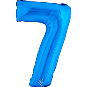 Number 7 Blue 14inc