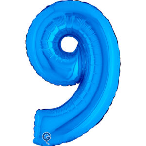 Number 9 Blue 14inc