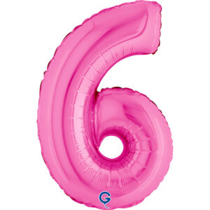 Number 6 Fuxia 14inc