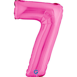 Number 7 Fuxia 14inc