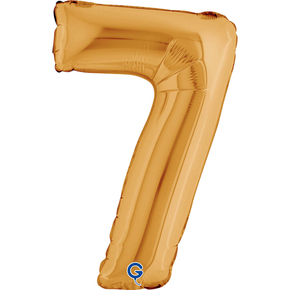 Cijfer 7 Goud 36cm