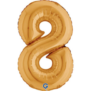 Number 8 Gold 14inc
